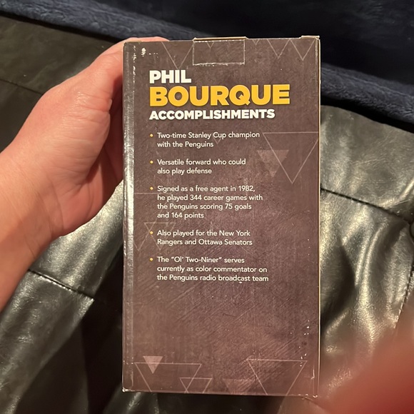 NWT never opened Pittsburgh Penguins Phil Bourque Bobblehead - Picture 4 of 5